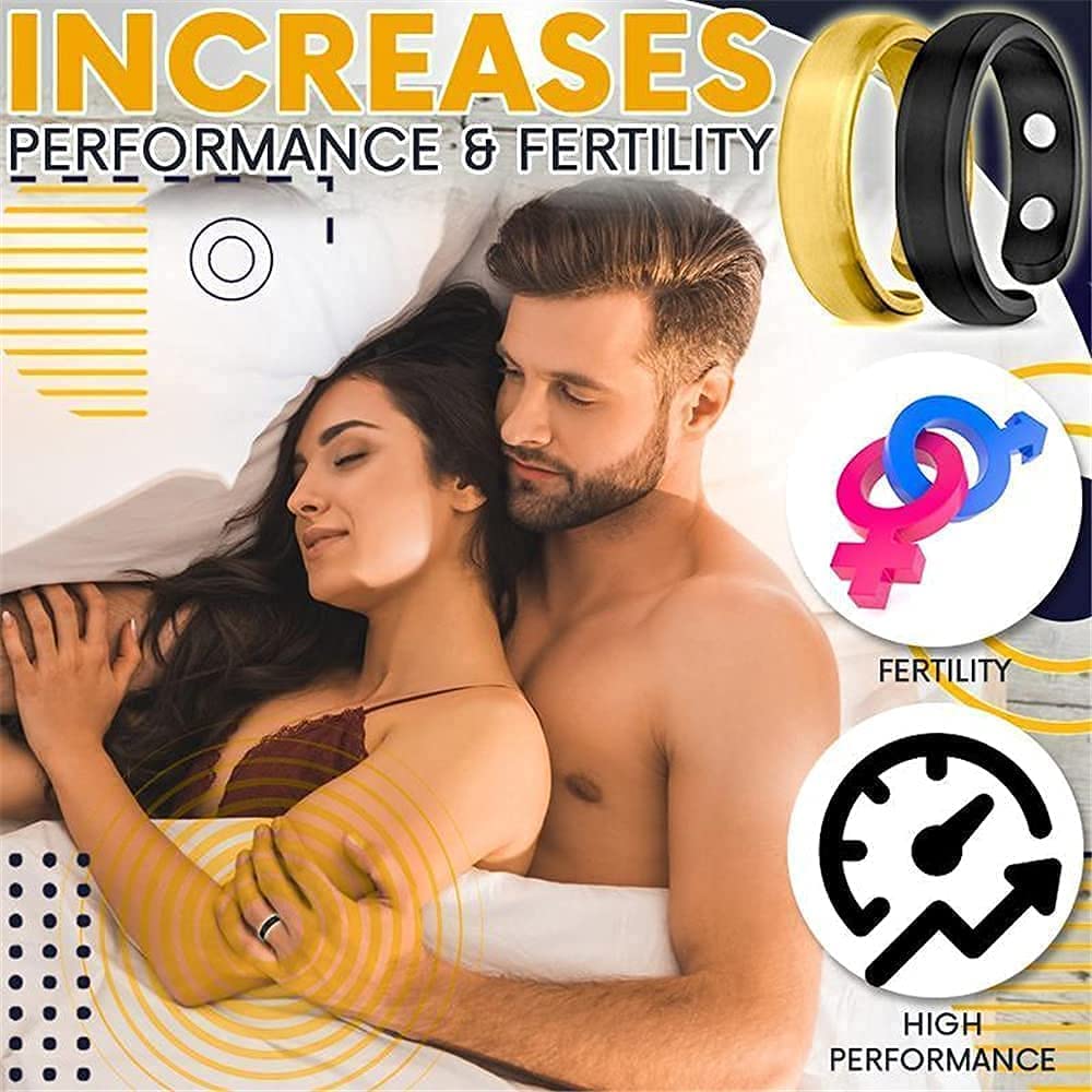 Magnetic Therapy Ring (gold) free size - Image 4